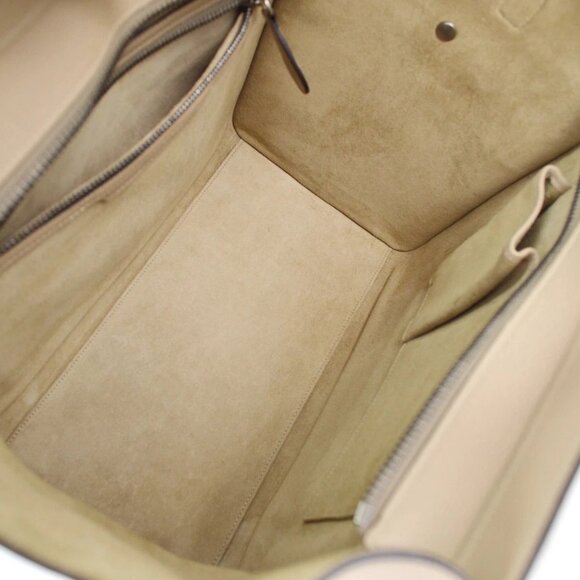 Celine Beige Mini Luggage Tote Bag F-AT-0154 F-CU-0154 NQ00771 - Picture 6 of 9